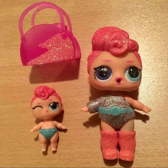 Original Glitter StarDust & Lil Stardust Ultra Rare LOL Surprise doll w/ extras - Picture 2 of 7